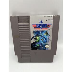 Top Gun The Second Mission - Authentic Nintendo NES - Tested & Works